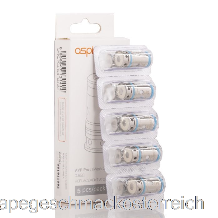 Aspire AVP Pro Ersatzspulen 0,65 Ohm Spulen Vape-Geschmack